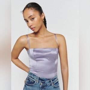 Reformation Overland Silk Top